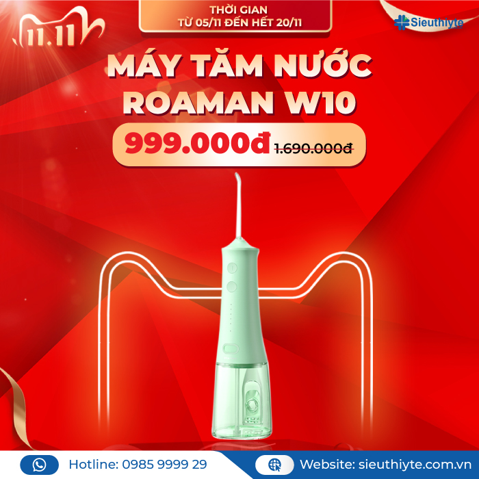 Máy tăm nước cầm tay ROAMAN W10