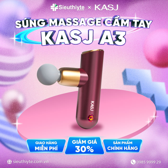 Súng massage cầm tay cao cấp KASJ A3: GIẢM 30%