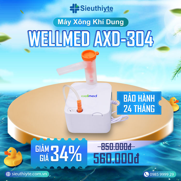 Máy xông khí dung Wellmed AXD-304