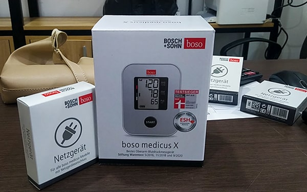 Máy đo huyết áp điện tử bắp tay Boso Medicus X có độ chính xác cao