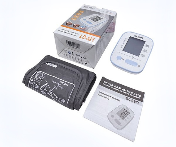 Máy đo huyết áp điện tử bắp tay Scian LD-521 - Bộ phụ kiện