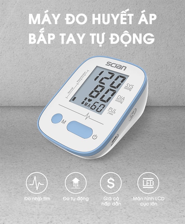 Máy đo huyết áp điện tử bắp tay Scian LD-521 - Hình 1