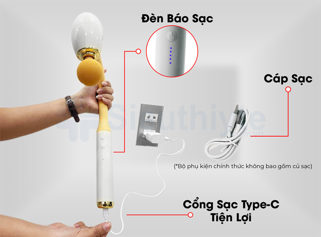 Cổng sạc type-C tiện lợi