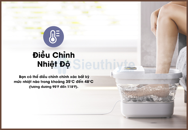 Bồn massage chân bấm huyệt gấp gọn KASJ D5 - Hình 3