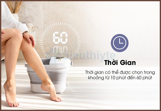 Bồn massage chân bấm huyệt gấp gọn KASJ D5 - Hình 7