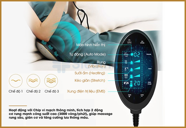 Máy massage kéo giãn cột sống thắt lưng Alphay JKAH-2Y/T - Hình 1