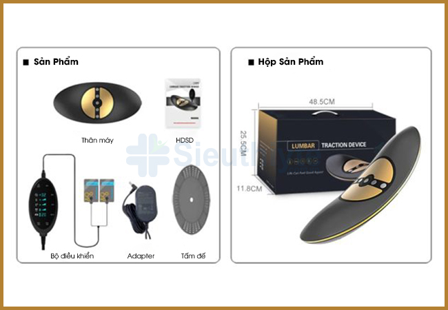 Phụ kiện Máy massage kéo giãn cột sống thắt lưng Alphay JKAH-2Y/T