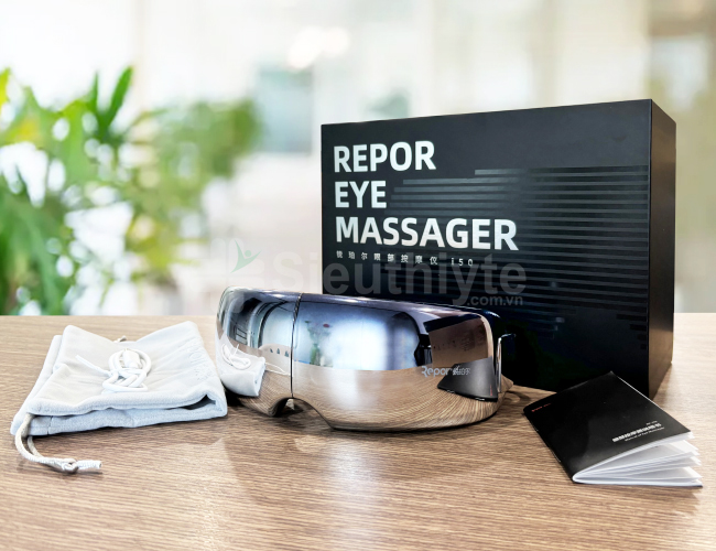 Full box máy massage mắt Repor
