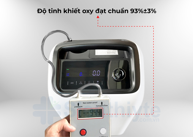 Độ tinh khiết oxy đạt chuẩn