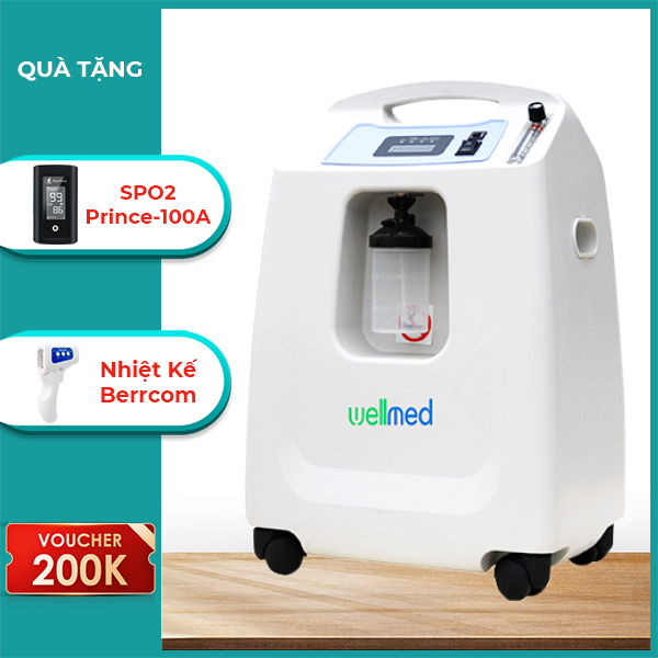Máy tạo oxy 5 lít Wellmed DO2-5A Series - Có xông mũi