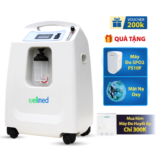 Máy Tạo Oxy 5 lít Wellmed DO2-5A Series - Có xông mũi