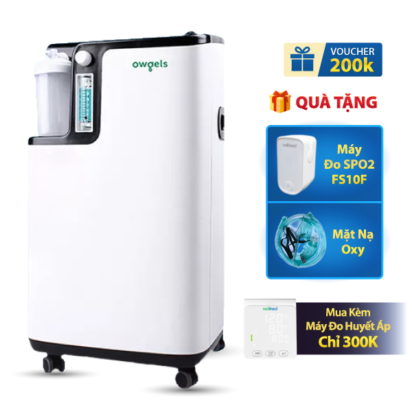 Máy Tạo Oxy 5 lít Owgels OZ-5-01TW0 Phiên Bản Mới - Có Xông Mũi