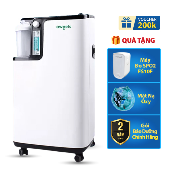 Máy Tạo Oxy 5 lít Owgels OZ-5-01TW0 Phiên Bản Mới - Có Xông Mũi
