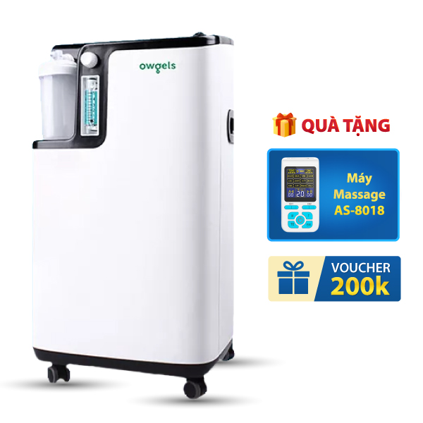Máy tạo oxy 5 lít Owgels OZ-5-01TW0 - Có Xông Mũi