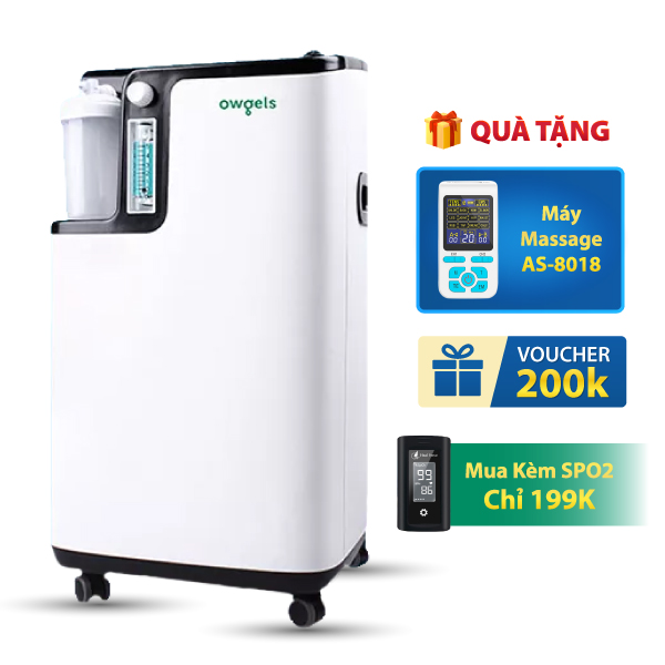 Máy tạo oxy 5 lít Owgels OZ-5-01TW0 - Có Xông Mũi