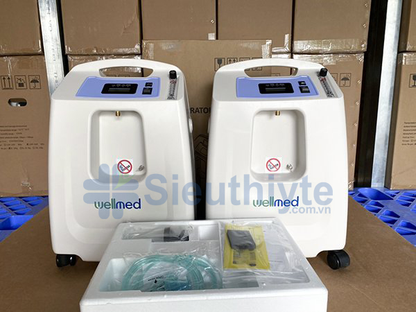 Máy tạo oxy 5 lít Wellmed DO2-5A Series - Có xông mũi