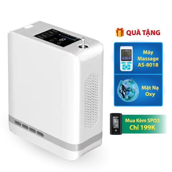 Máy tạo oxy mini xách tay Dynmed POC5