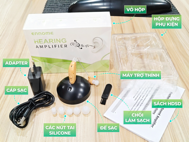 Máy trợ thính với pin sạc lại EN-F2
