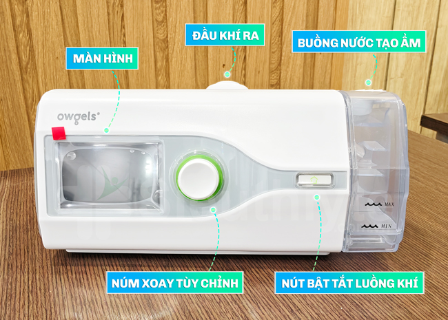 Chi tiết thân máy mặt trước