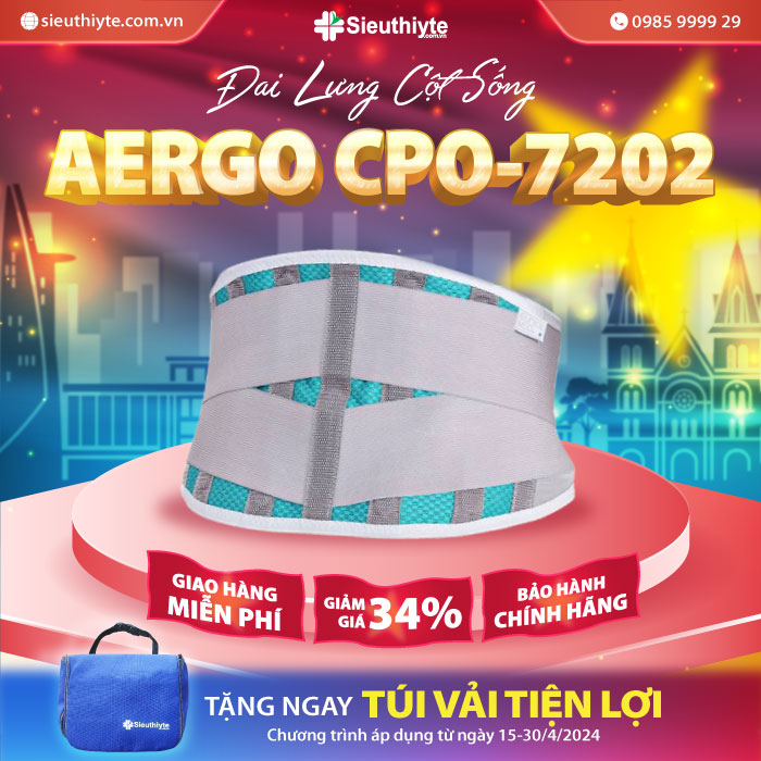 Đai lưng cột sống Aergo CPO-7202