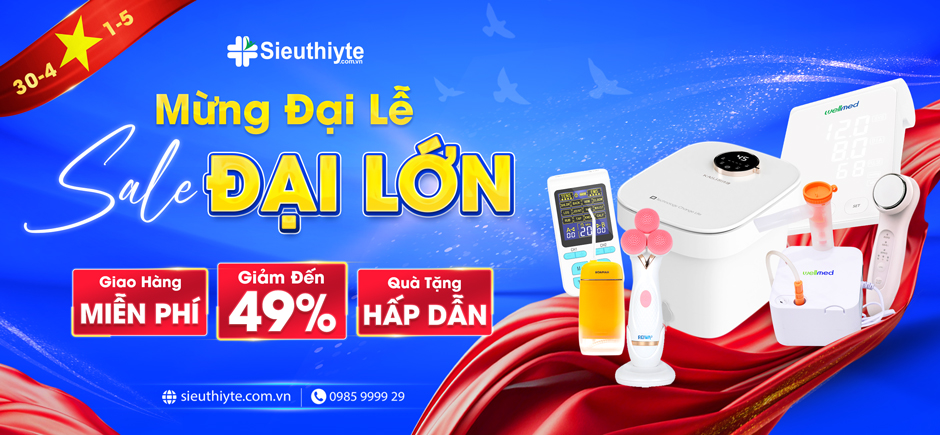Mừng Đại Lễ - Sale Đại Lớn 30/4 & 1/5 Tại Siêu Thị Y Tế