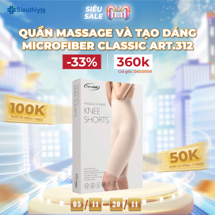 Quần massage và tạo dáng Microfiber Classic Art.312