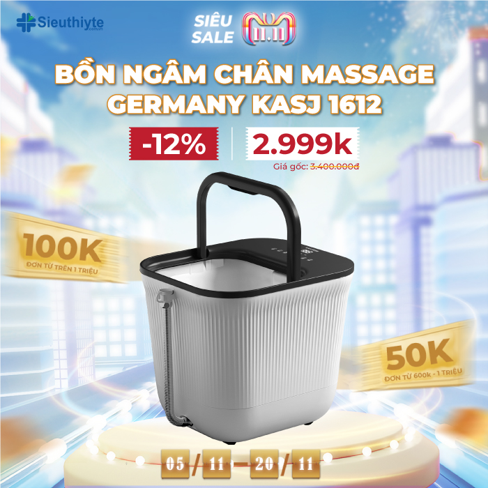 Bồn ngâm chân massage thông minh Germany KASJ 1612