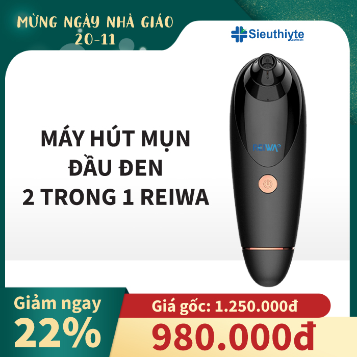 Máy hút mụn đầu đen 2 trong 1 Reiwa