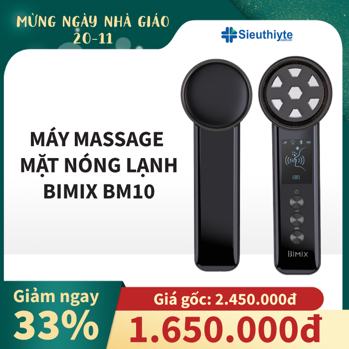 Máy massage mặt nóng lạnh công nghệ Nhật Bản Bimix BM10