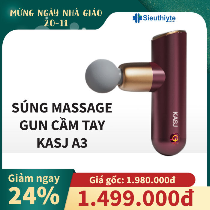 Súng massage gun cầm tay đa năng KASJ A3