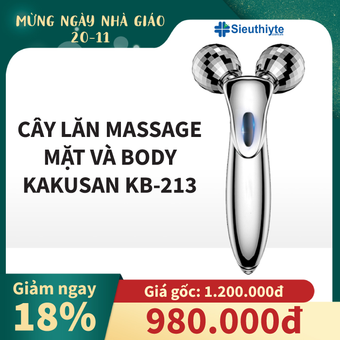 Cây lăn massage mặt và body Kakusan KB-213