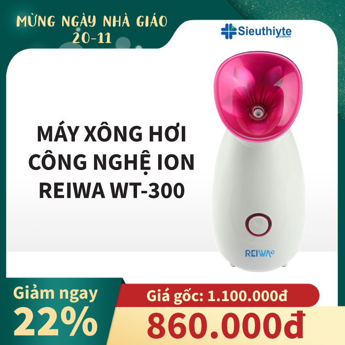 Máy xông hơi mặt công nghệ ion Reiwa WT-300