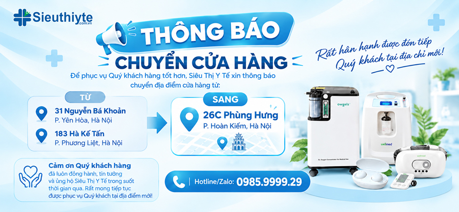 THÔNG BÁO CHUYỂN CỬA HÀNG HÀ NỘI