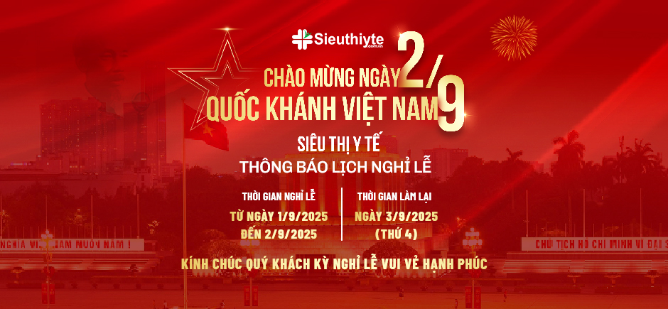 Thông báo Nghỉ Lễ Quốc Khánh 2/9
