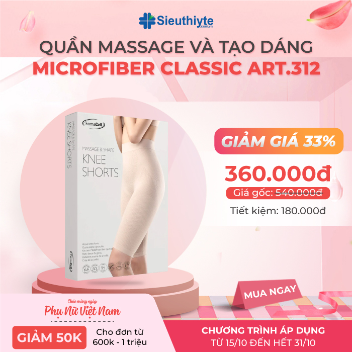 Quần massage và tạo dáng Microfiber Classic Art.312 