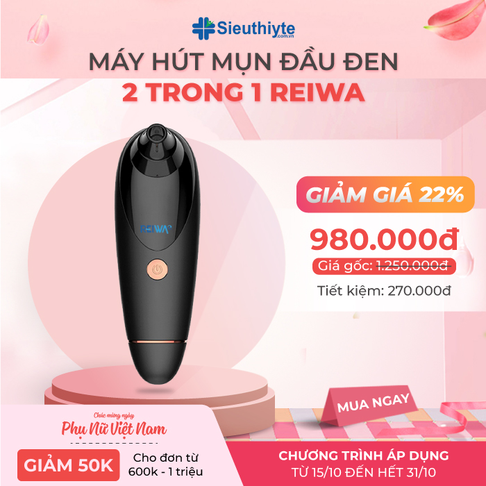 Máy hút mụn đầu đen 2 trong 1 Reiwa 