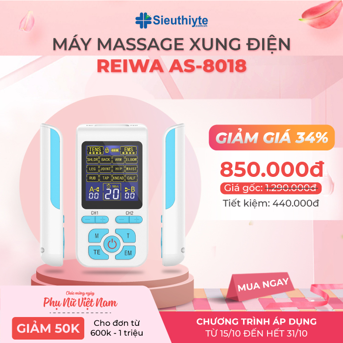 Máy massage xung điện Reiwa AS-8018 