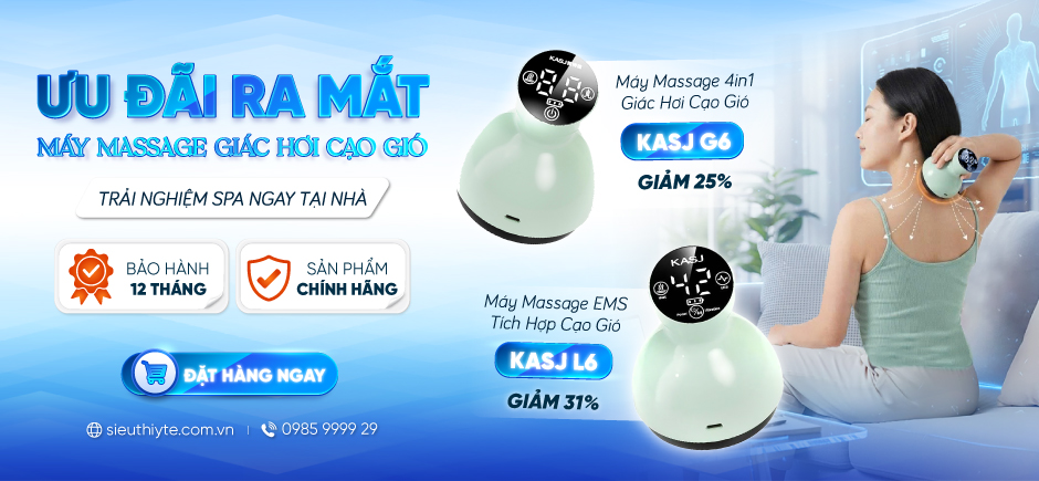 Ưu Đãi Ra Mắt Sản Phẩm Mới Máy Massage Cạo Gió