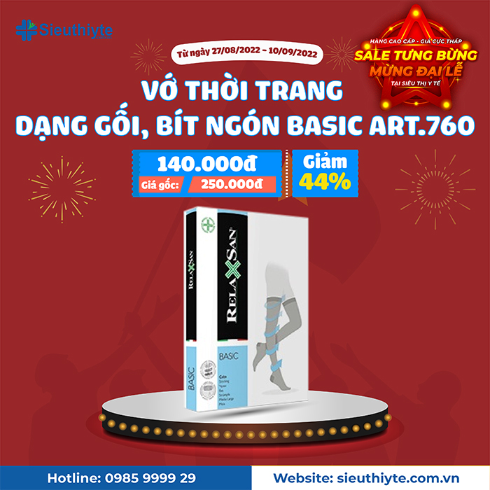 Vớ thời trang dạng đùi, bít ngón – Basic Art. 760