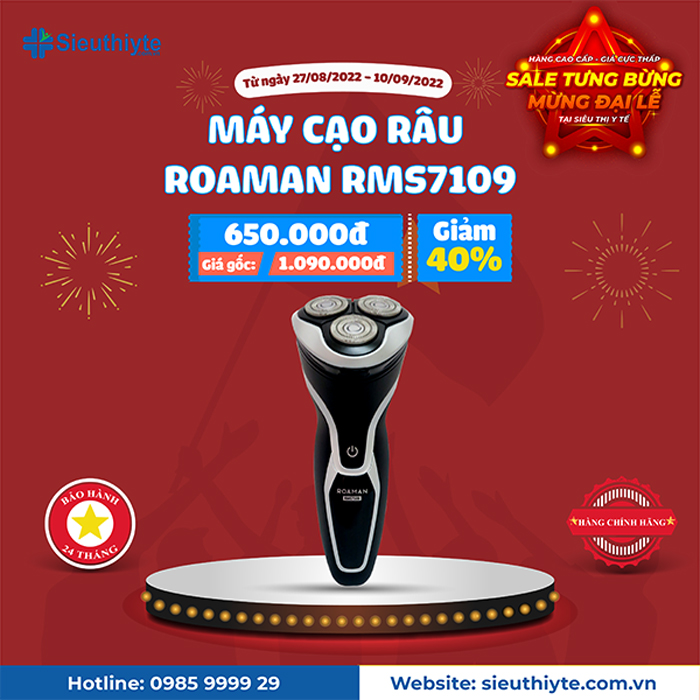 Máy cạo râu Roaman RMS7109