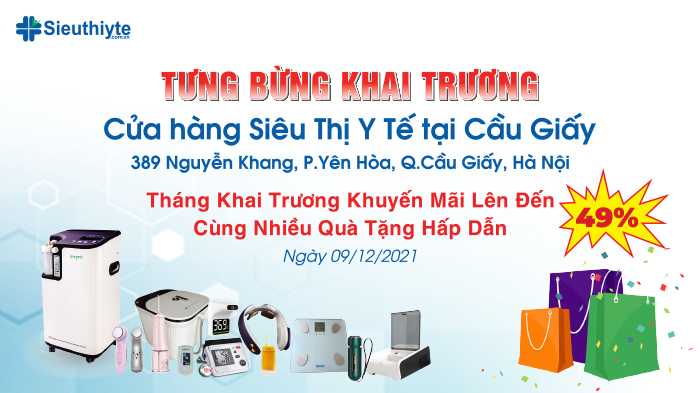 Thông Báo Khai Trương Cửa Hàng Siêu Thị Y Tế Tại Quận Cầu Giấy Hà Nội