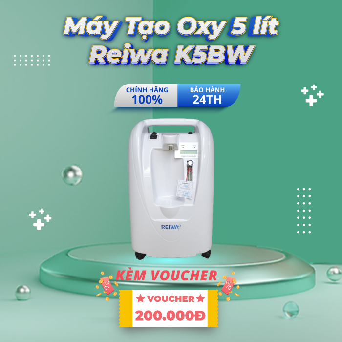 Mua Ngay Máy tạo oxy 5 lít Reiwa K5BW