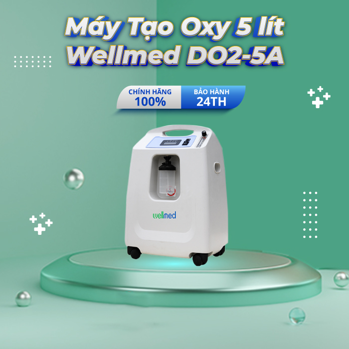 Mua Ngay Máy tạo oxy 5 lít Wellmed DO2-5A Series - Có xông mũi