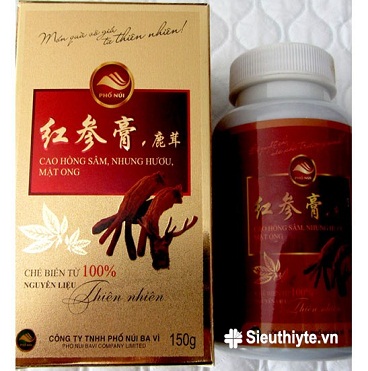 Cao Hồng Sâm - Nhung Hươu - Mật Ong