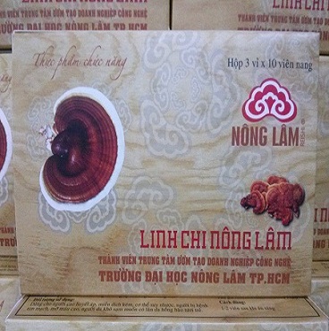 Viên Nang Linh Chi Nông Lâm Hộp 3 Vỉ