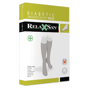 Vớ cho người bệnh tiểu đường, loại dài, bít ngón - Crabyon - Art.560L
