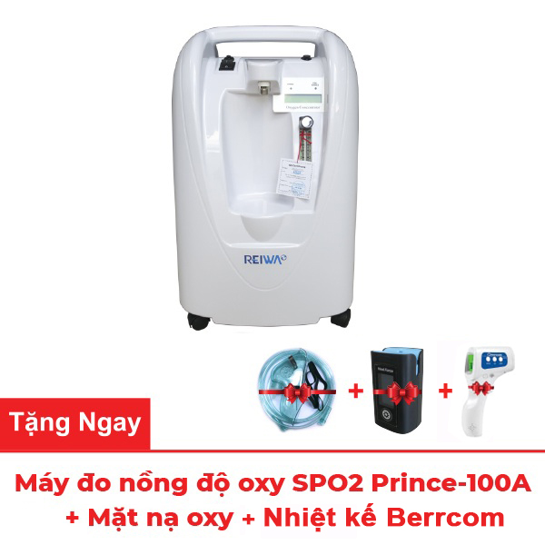 Máy tạo oxy 5 lít Reiwa K5BW - Có xông mũi