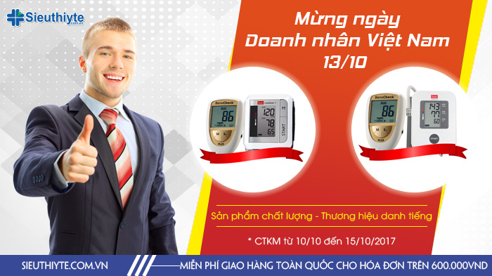 Khuyến mại đặc biệt kỉ niệm 13 năm ngày Doanh Nhân Việt Nam 13/10