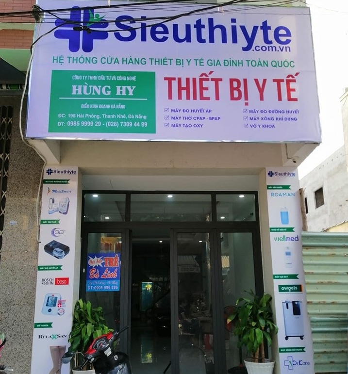Cửa hàng Siêu Thị Y Tế Đà Nẵng - Cầu nối số 9 ở khu vực miền Trung