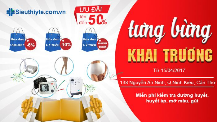 Siêu Thị Y Tế tưng bừng khai trương cửa hàng mới tại Cần Thơ